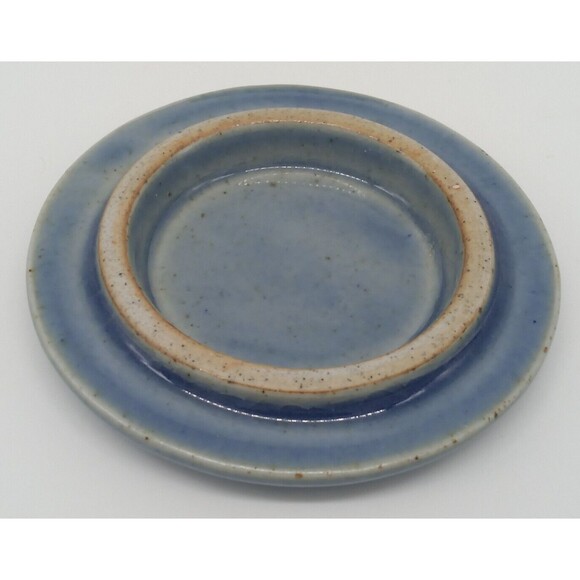 Rishi Artisan Tea Mug Cup With Infuser Lid Stoneware Indigo Sand Hand Crafted - Picture 8 of 12